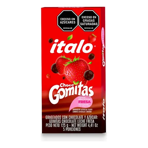 Choco Gomitas Italo Fresa 125gr