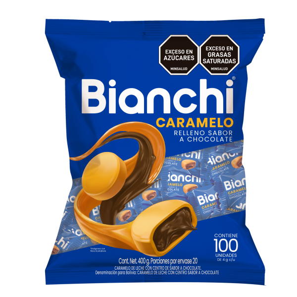 Caramelo Chocolate Bianchi 100 unds