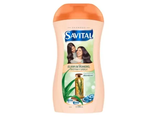 Shampoo Savital con Elixir de Romero 510ml