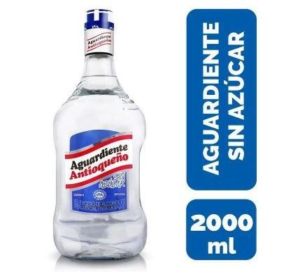 Aguardiente Antioqueño 29 grados 2000ml