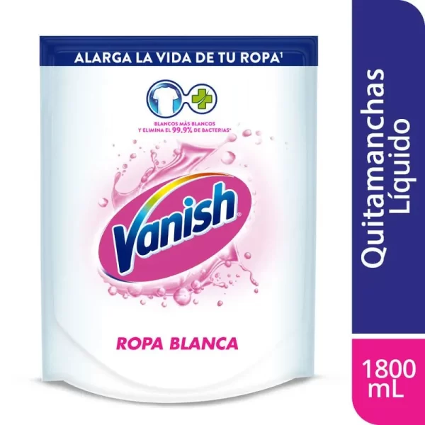 Quita Manchas Vanish Líquido Blanco 1800ml