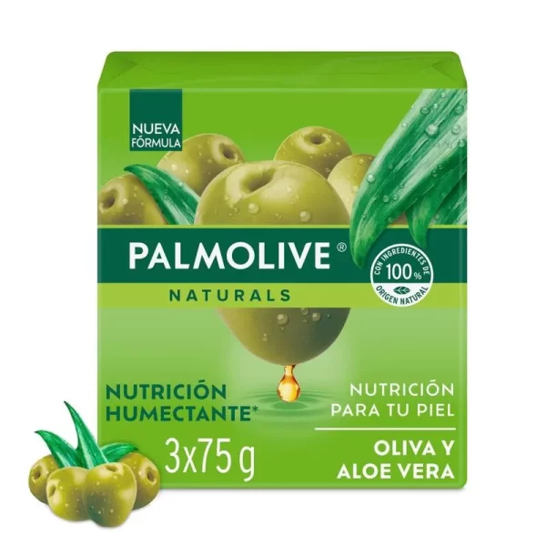 Jabon Palmolive Nutrición Humectante 3 unds