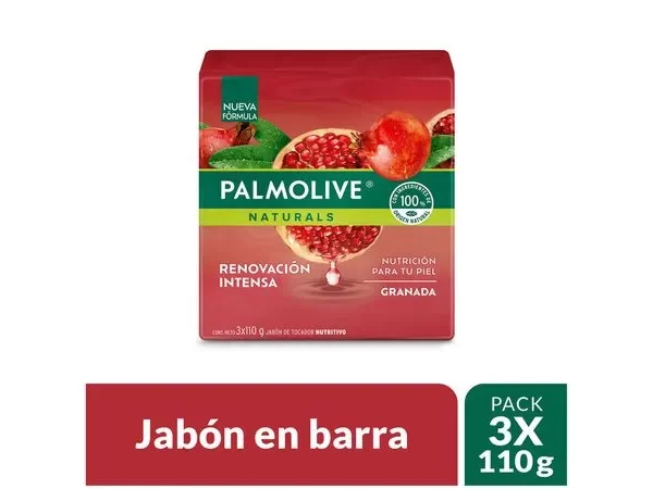 Jabon Palmolive Renovación Intensa 3 unds