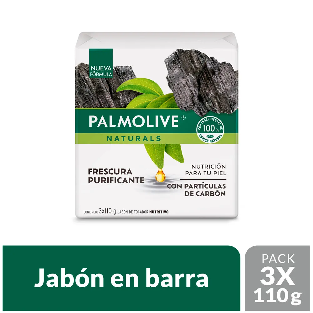 Jabon Palmolive Frescura Purificante 3 unds