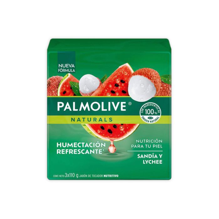 Jabon Palmolive Humectación Refrescante 3 unds